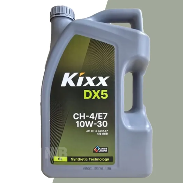 KIXX 합성엔진오일 DX5 CH-4 10W30 6L 상용차량 트럭 디젤