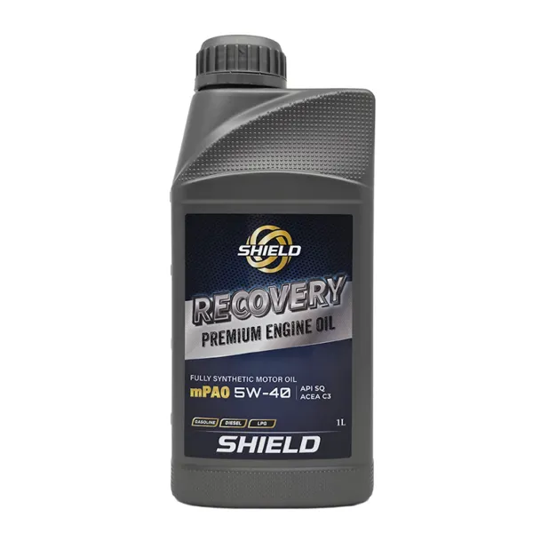SHIELD 리커버리 5W40 SQ mPAO 포함 100% 합성엔진오일
